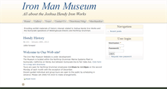 Desktop Screenshot of ironmanmuseum.com
